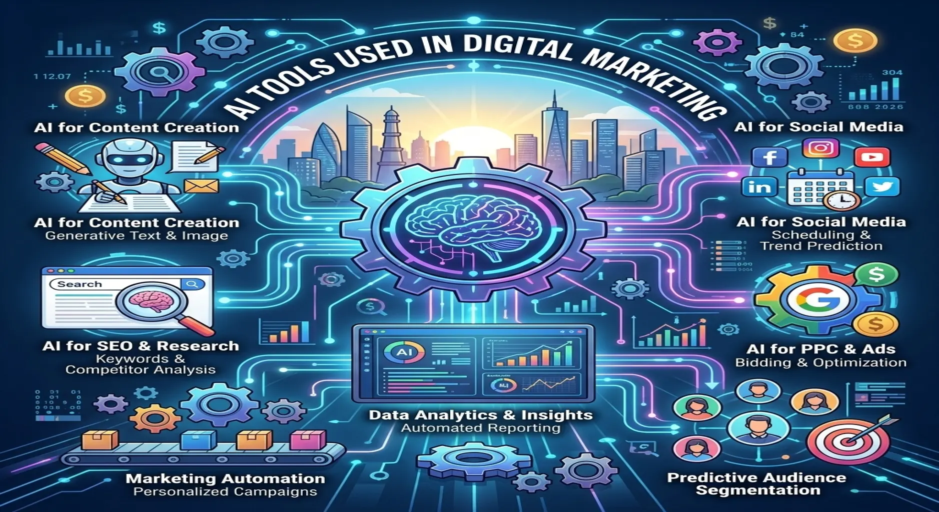 AI Tools Used in Digital Marketing